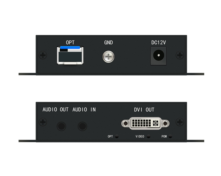 Orivision Uncompressed 1920x1200@60 DVI Fiber Optic Extender