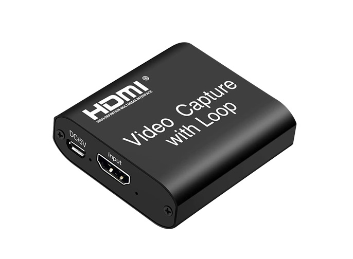 HDMI zu USB 2.0 Capture-Karte mit Loop-Out