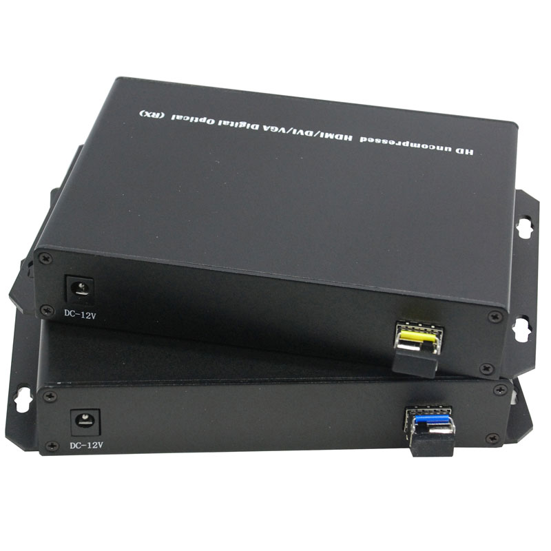 uncompressed 1920 1200 60 vga extender with fiber optic 2