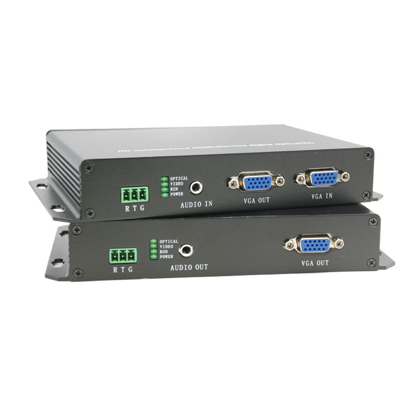 VGA-HA-TR | Uncompressed 1920x1200@60 VGA Extender with Fiber Optic