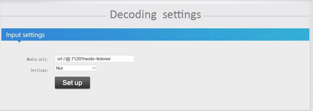 How Set the Video Encoder and Decoder on Vmix Software