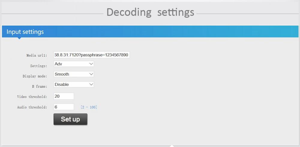 How to Set SRT Protocol