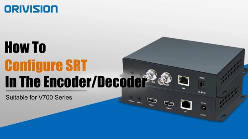 So stellen Sie SRT im Encoder und Decoder ein