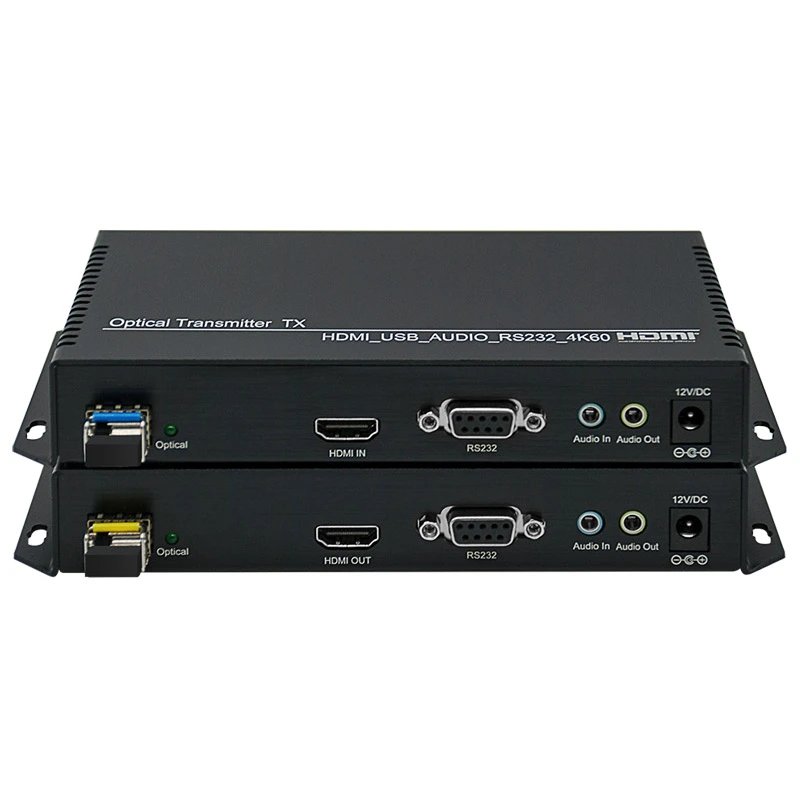 4K@60 HDMI KVM Optical Fiber Extender