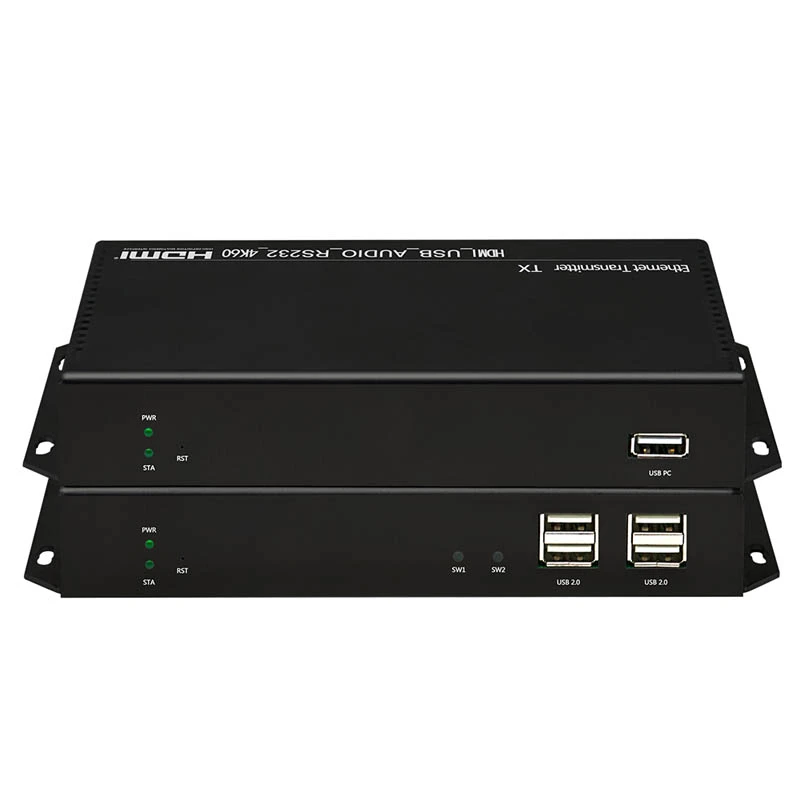 4K@30HZ HDMI/USB2.0 KVM Extender over Cat 5e/6