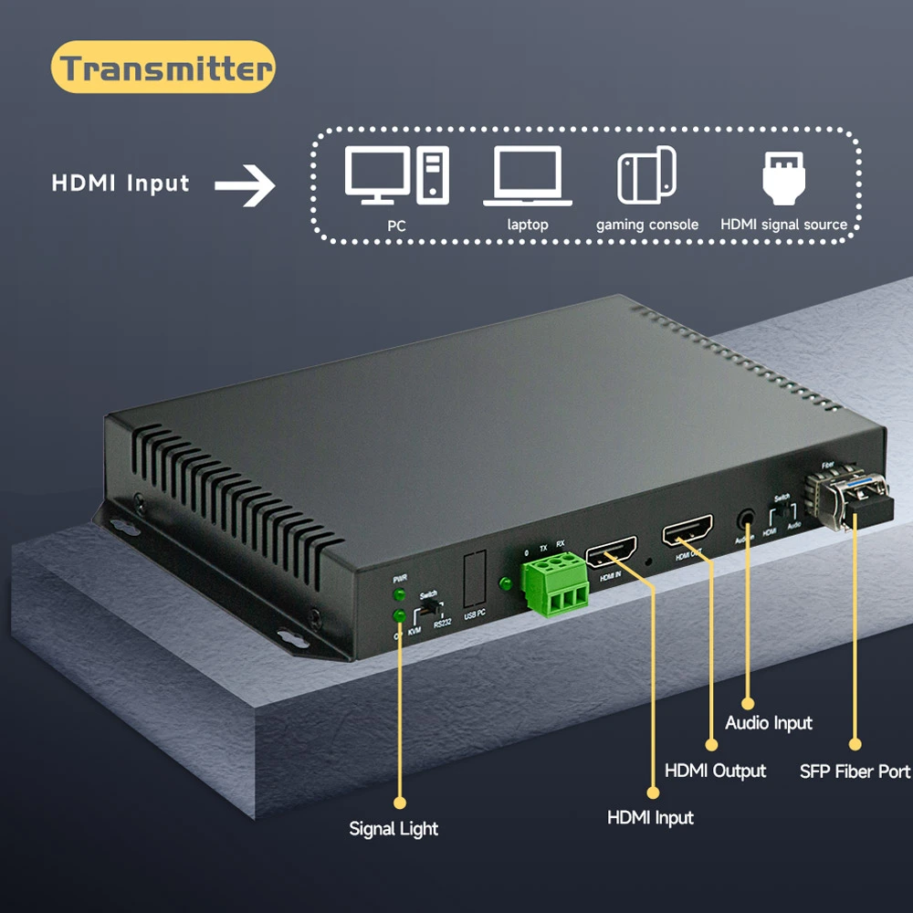 uncompressed 4k 30 hdmi optical firber extender 02