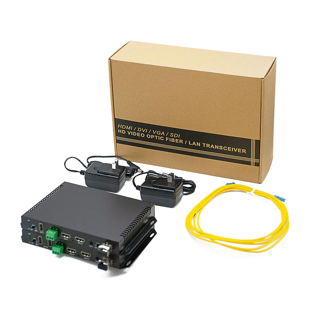 uncompressed 4k30 hdmi kvm optical firber extender 04