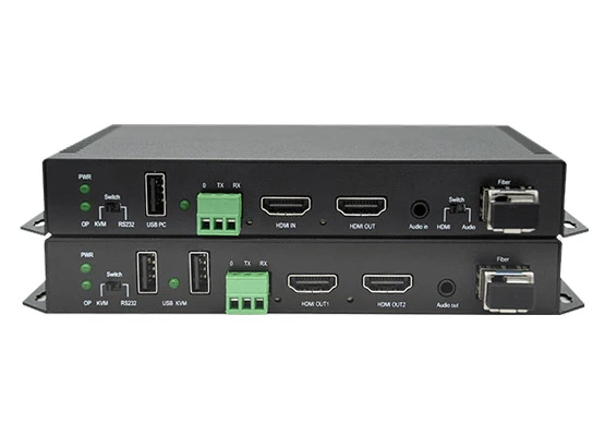 Unkomprimierter HDMI-KVM-Glasfaser-Extender