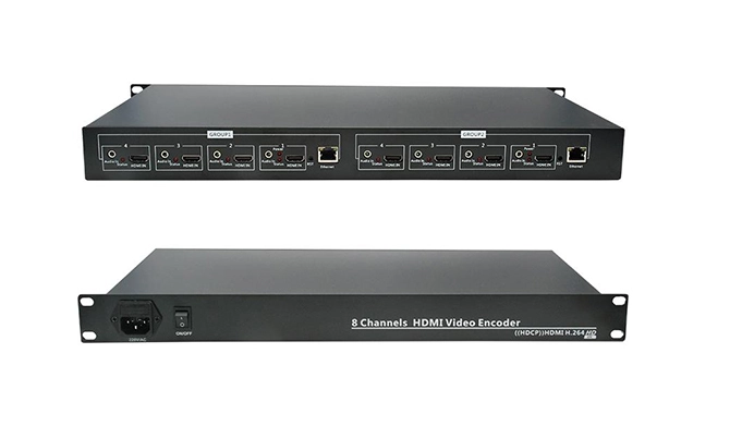 8 Kanäle 4 K30 H.264 HDMI Video Encoder