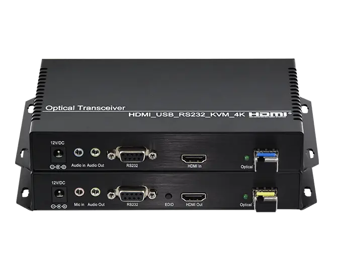 4K @ 30 HDMI KVM Extender über LC Glasfaser kabel bis zu 20KM