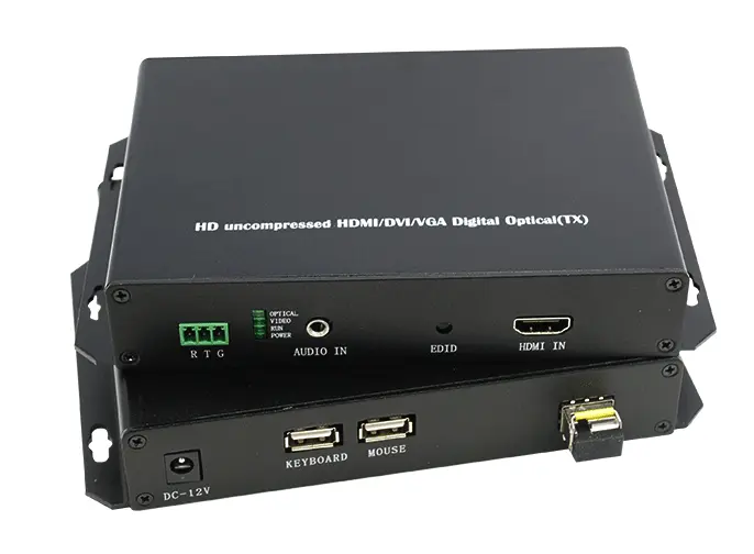 Unkomprimierter HDMI KVM Glasfaser-Extender